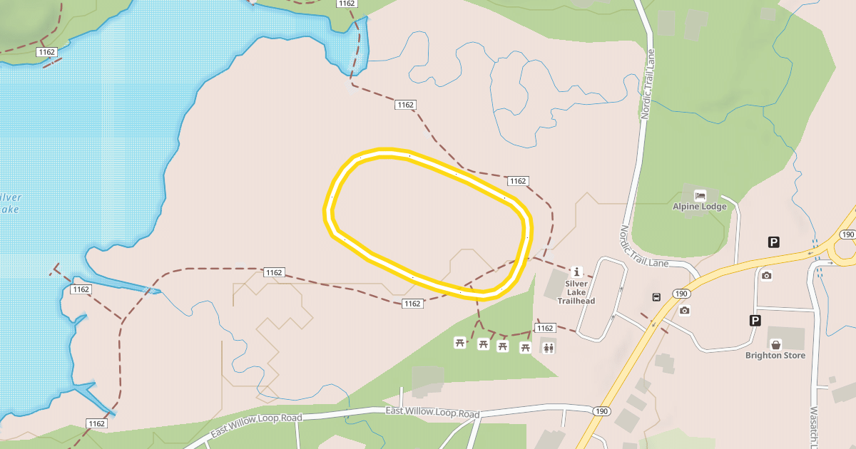 Map preview of Lake Flat