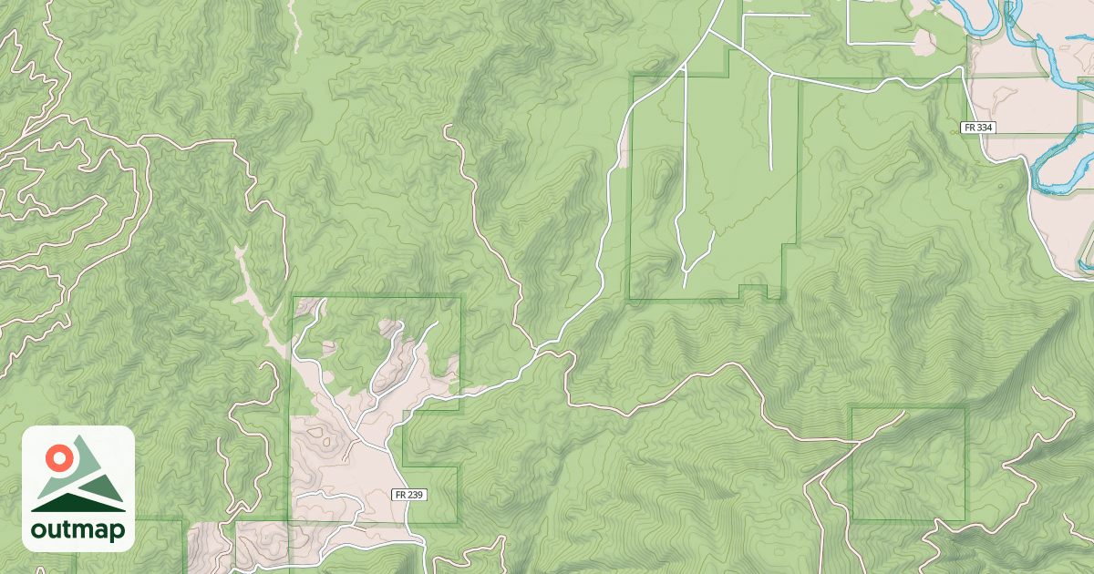 Map of COTTONWOOD