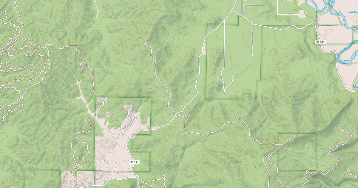 Map preview of COTTONWOOD