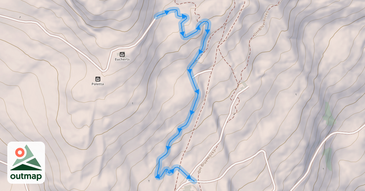 Map of DH Blue Rocks bis