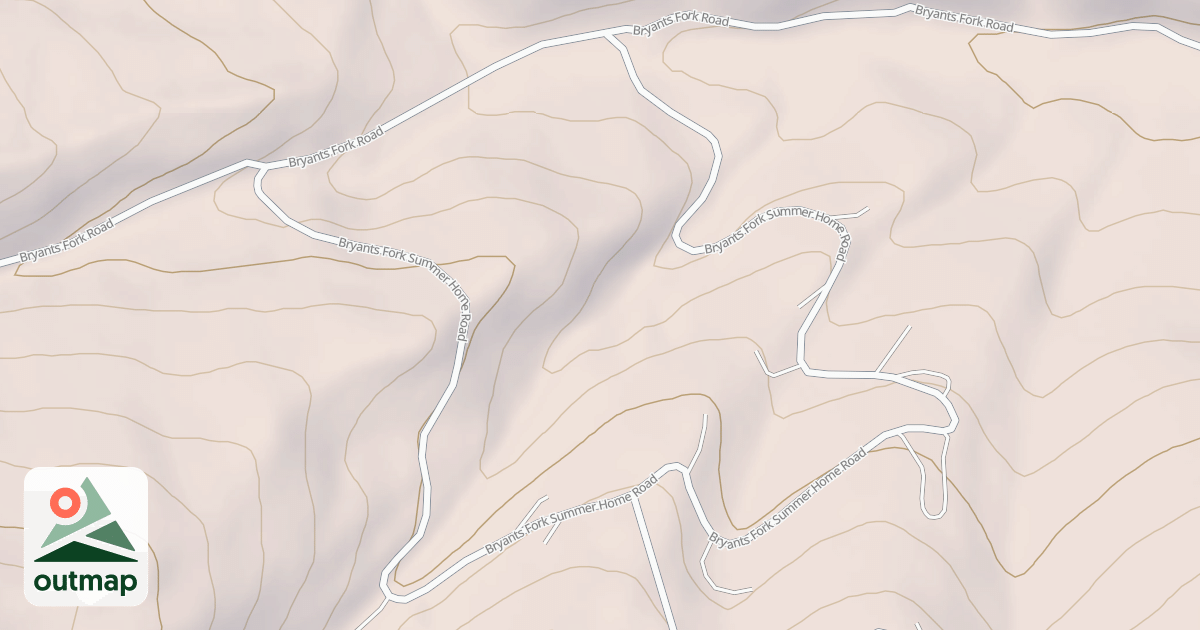 Map of BRYANTS FORK SUMMER HOME