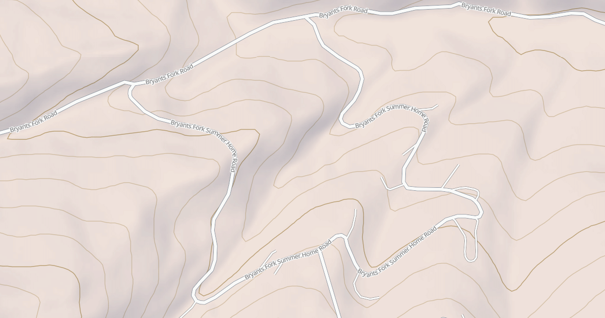 Map preview of BRYANTS FORK SUMMER HOME