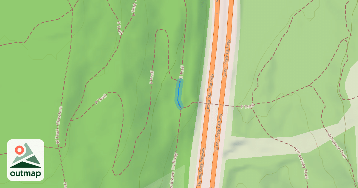 Map of Taconic Bridge Trail / Yorktown Trailway