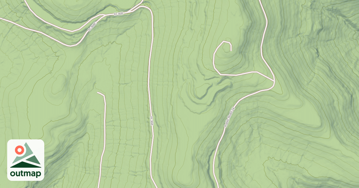Map of LEATHERWOOD S.- A