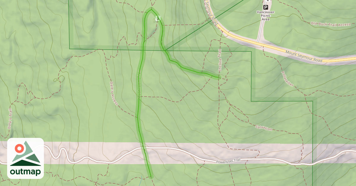 Map of Mushroom Trail
