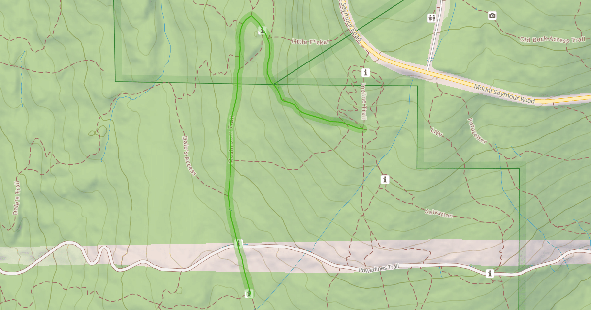 Map preview of Mushroom Trail