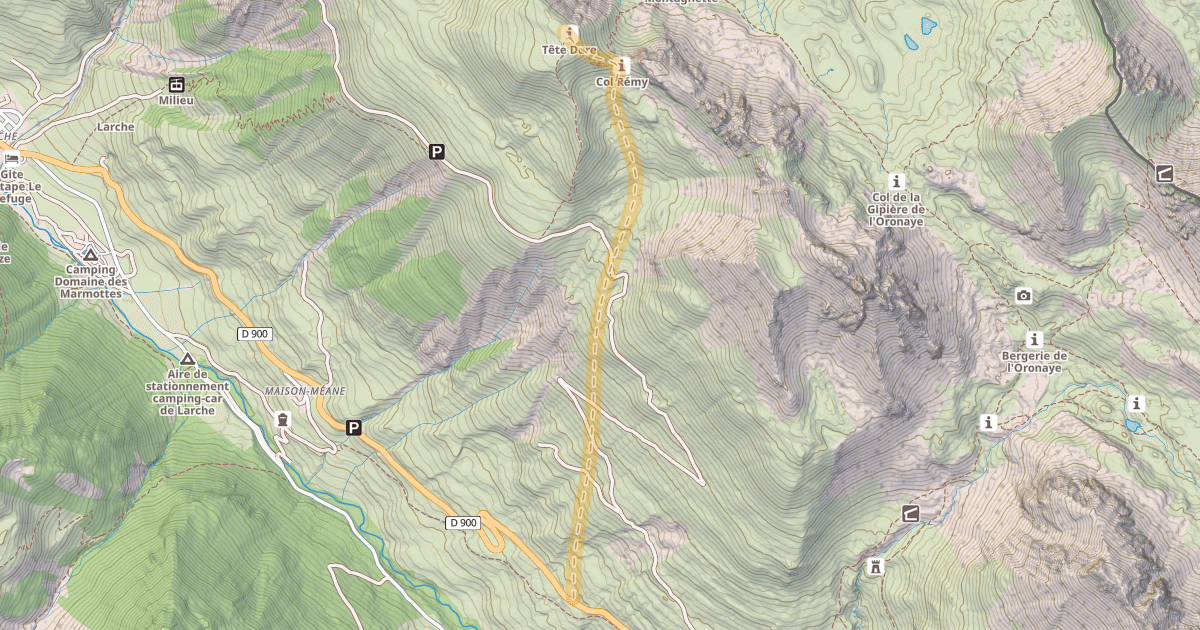 Map preview of Tête Dure — L'Armentière