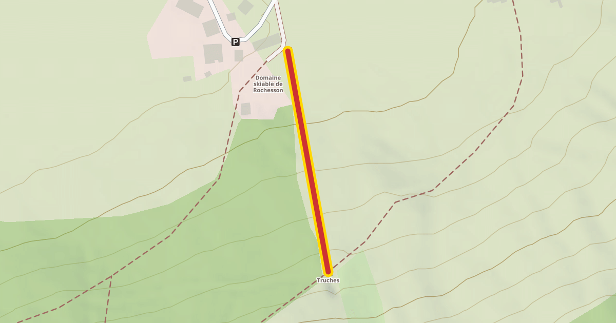 Map preview of Truches