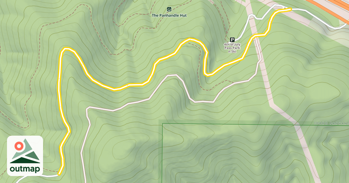 Map of East FSR 614