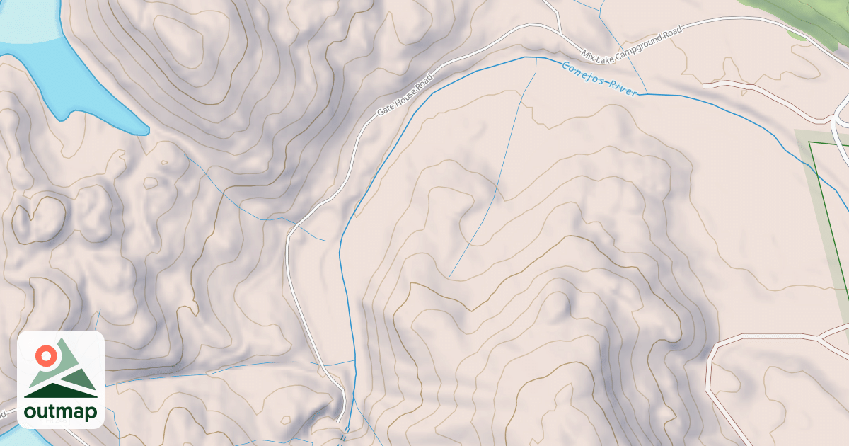 Map of GATE HOUSE