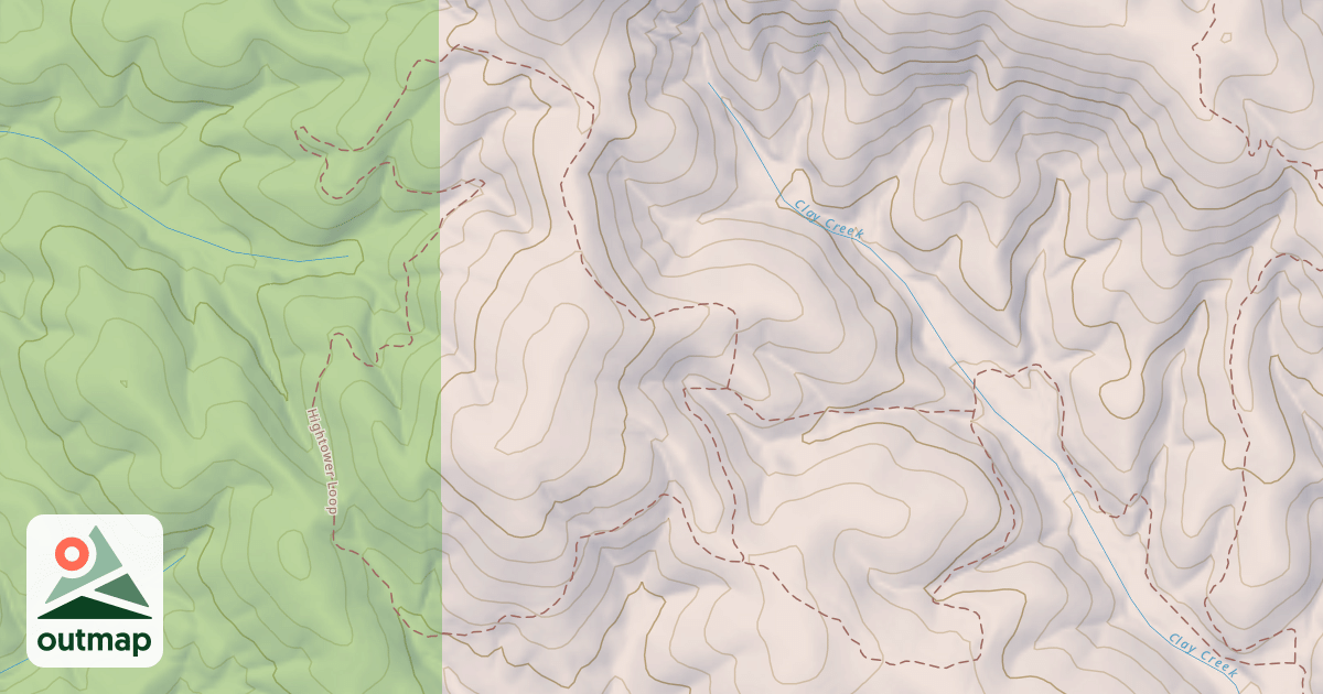 Map of USFS Motor Vehicle Use Map Trails 16036