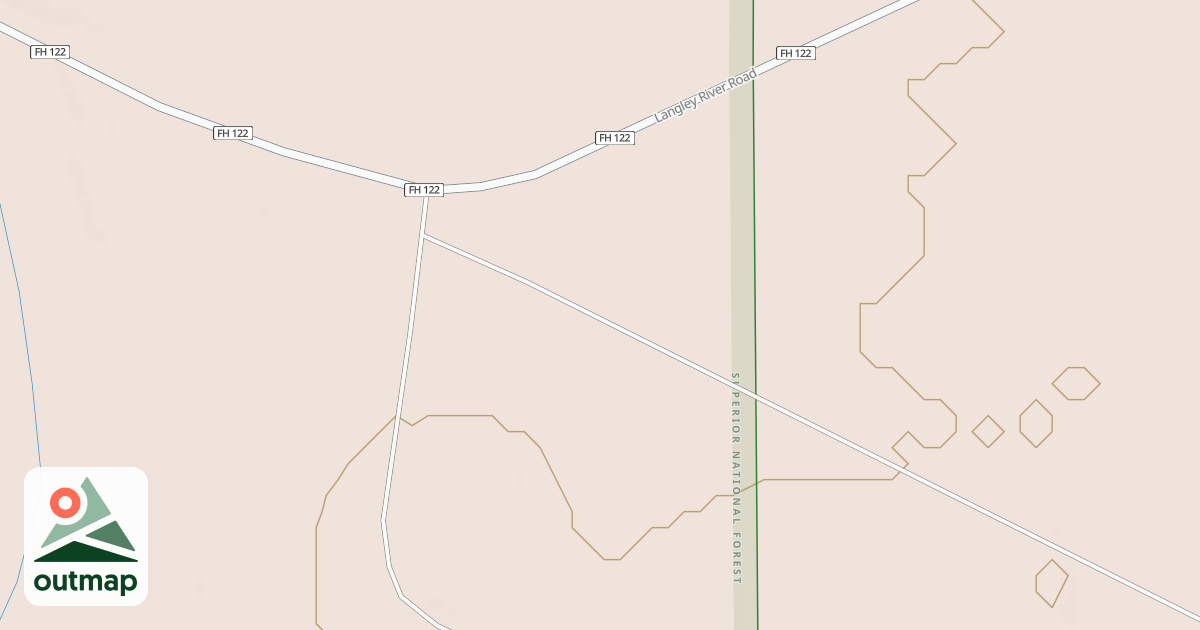 Map of LANGLEY SPUR HA