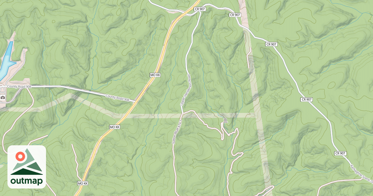 Map of UPPER HENDERSON