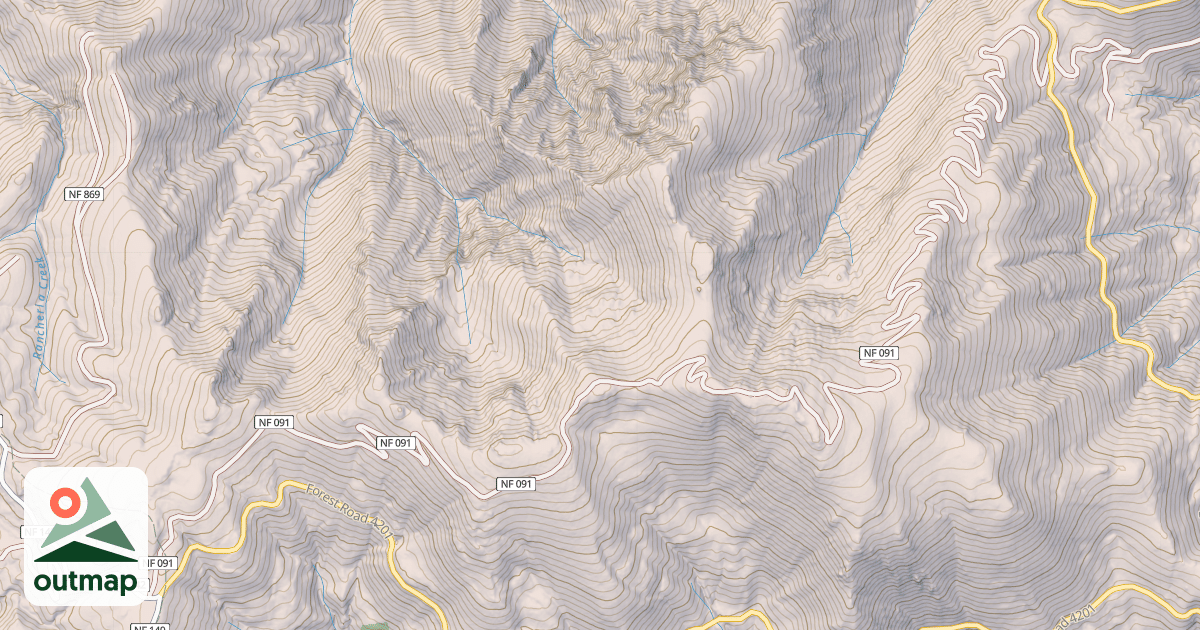 Map of FIDDLER MOUNTAIN