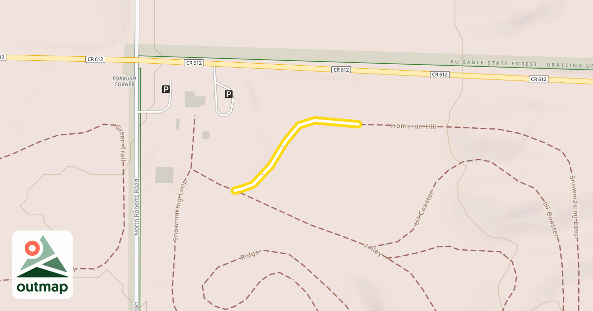 Map of Snowmaking Loop