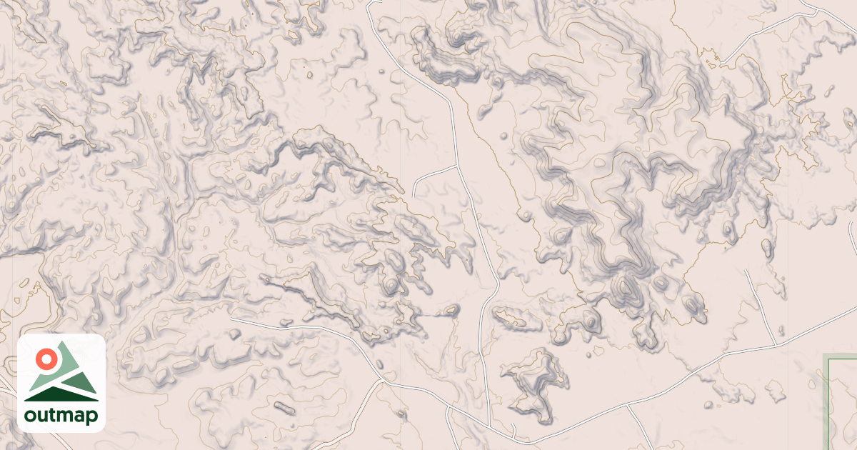 Map of (FDR) INITIAL ROCK