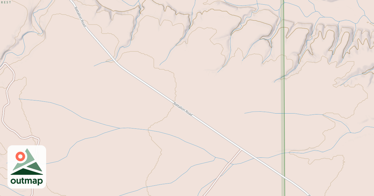 Map of GERONIMO TRAIL
