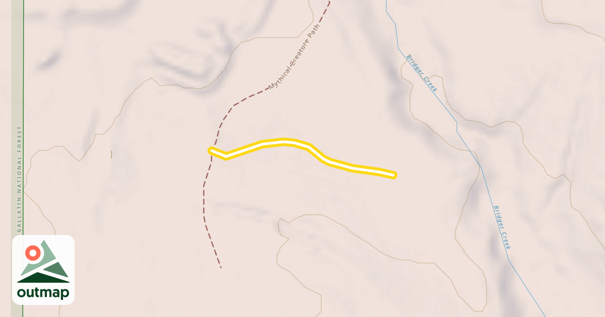 Map of Bridger Ck Connector