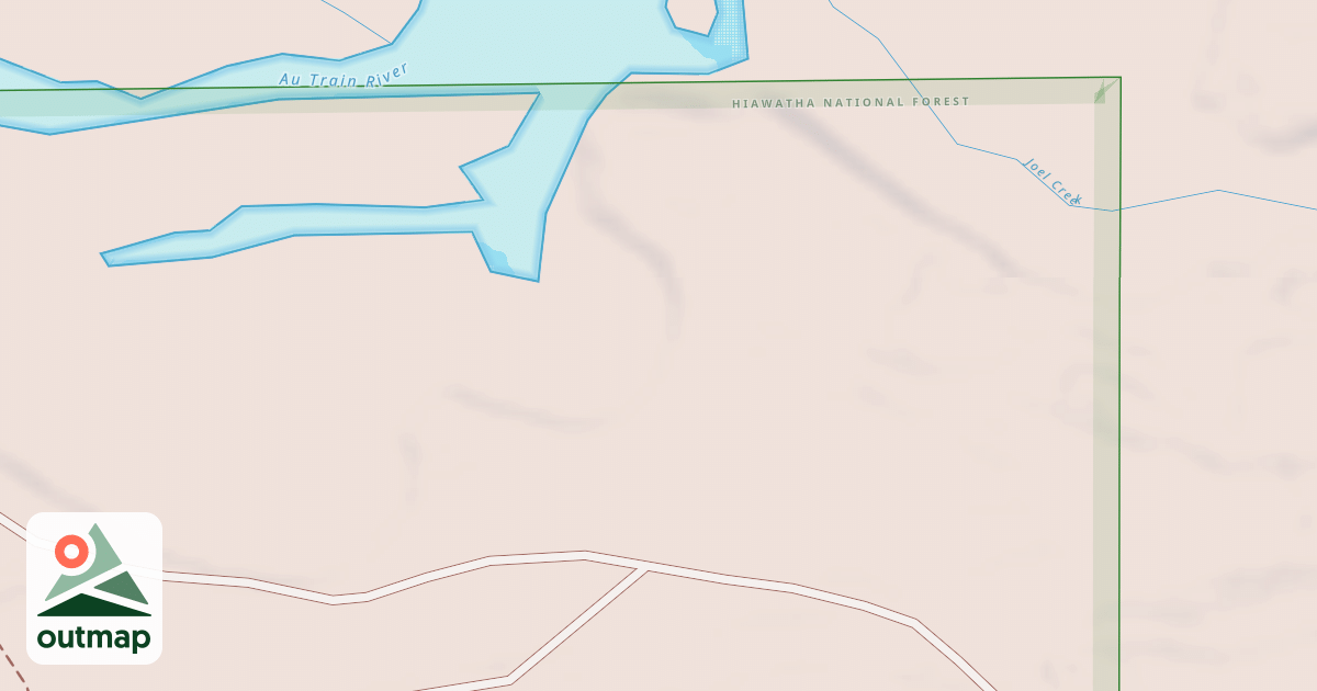Map of JOEL'S CREEK MARSH SPUR A