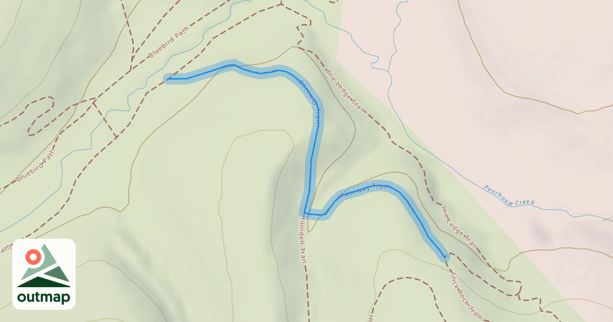 Map of Raceway Trail