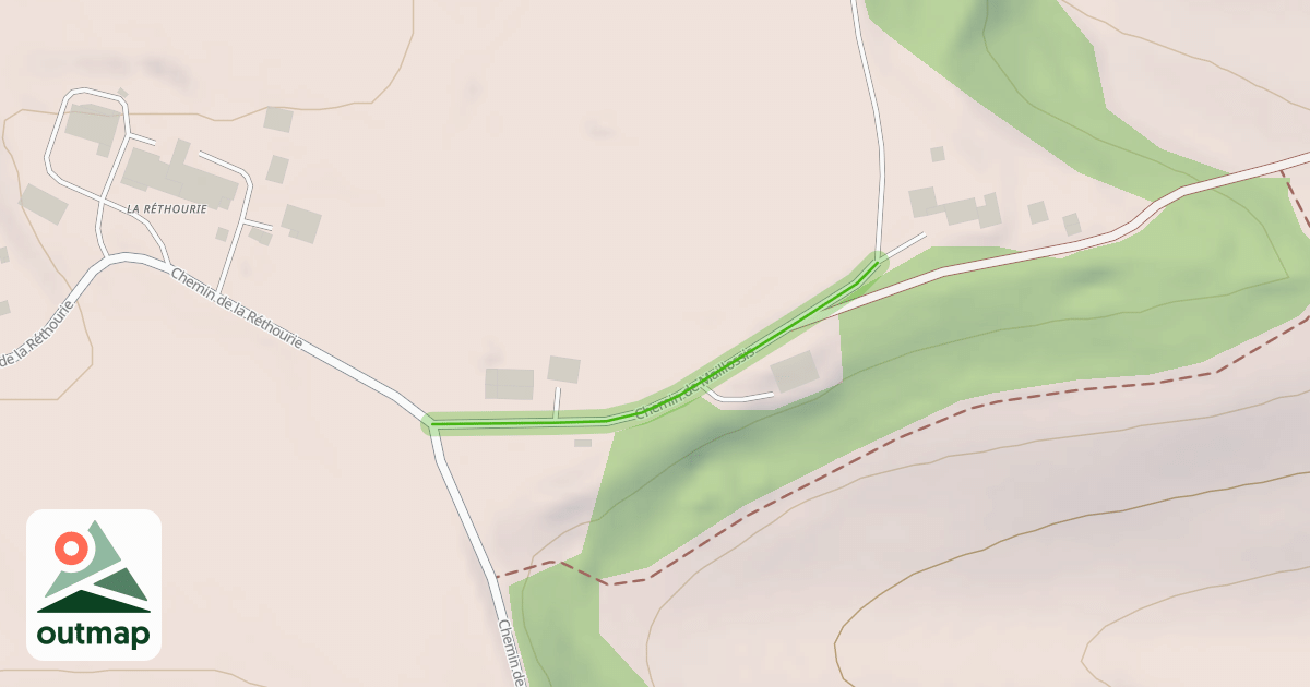 Map of Chemin de Maillossis