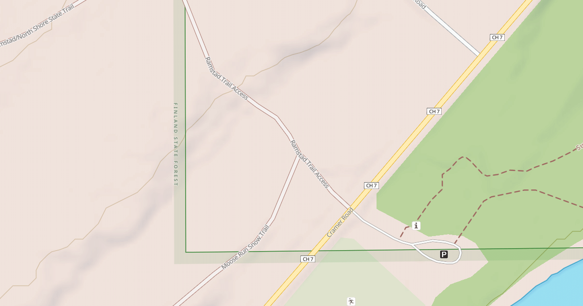 Map preview of Moose Run Trail