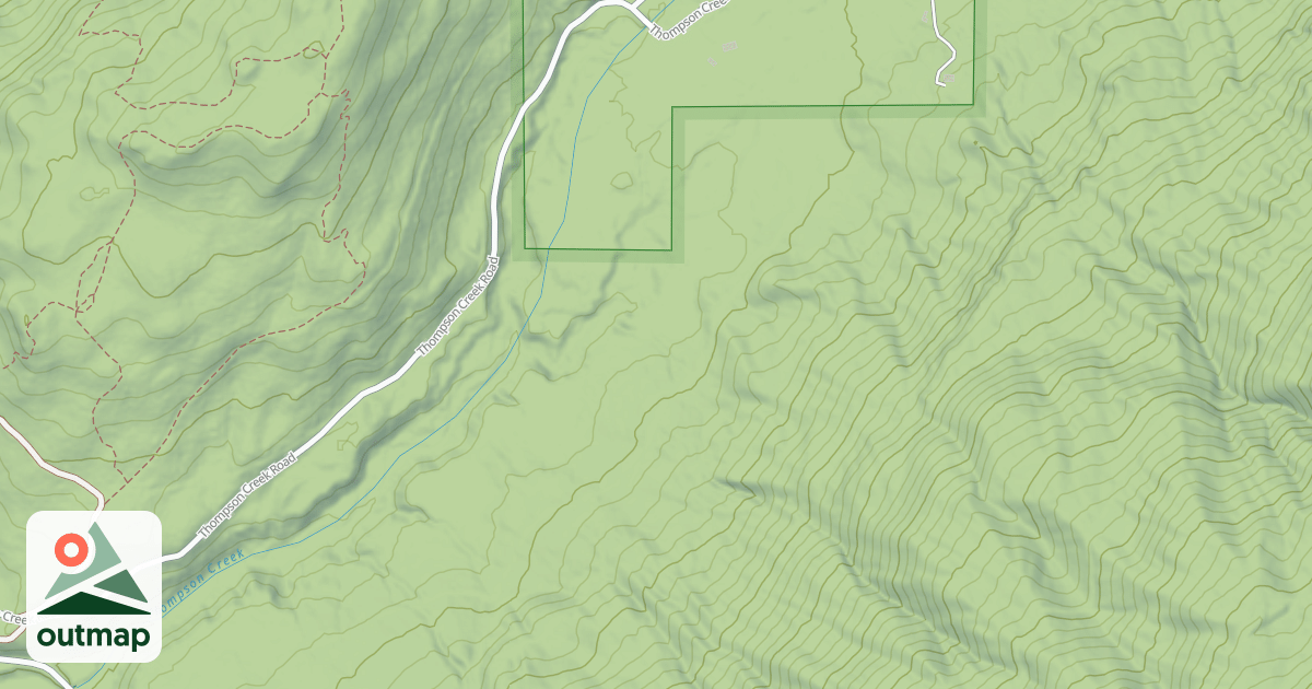 Map of BEAVER CR