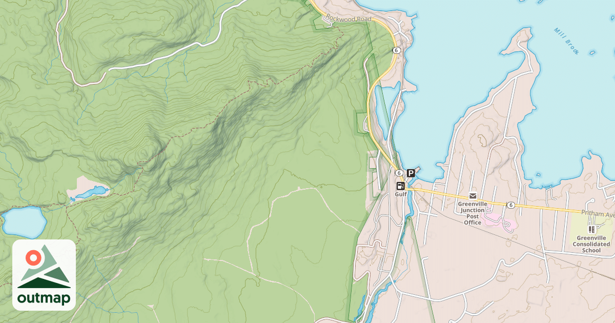 Map of Big Moose Trail