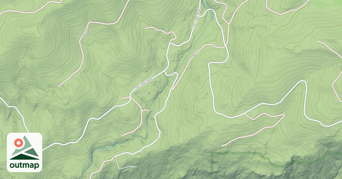 Map of Salt Sprs. Overlook