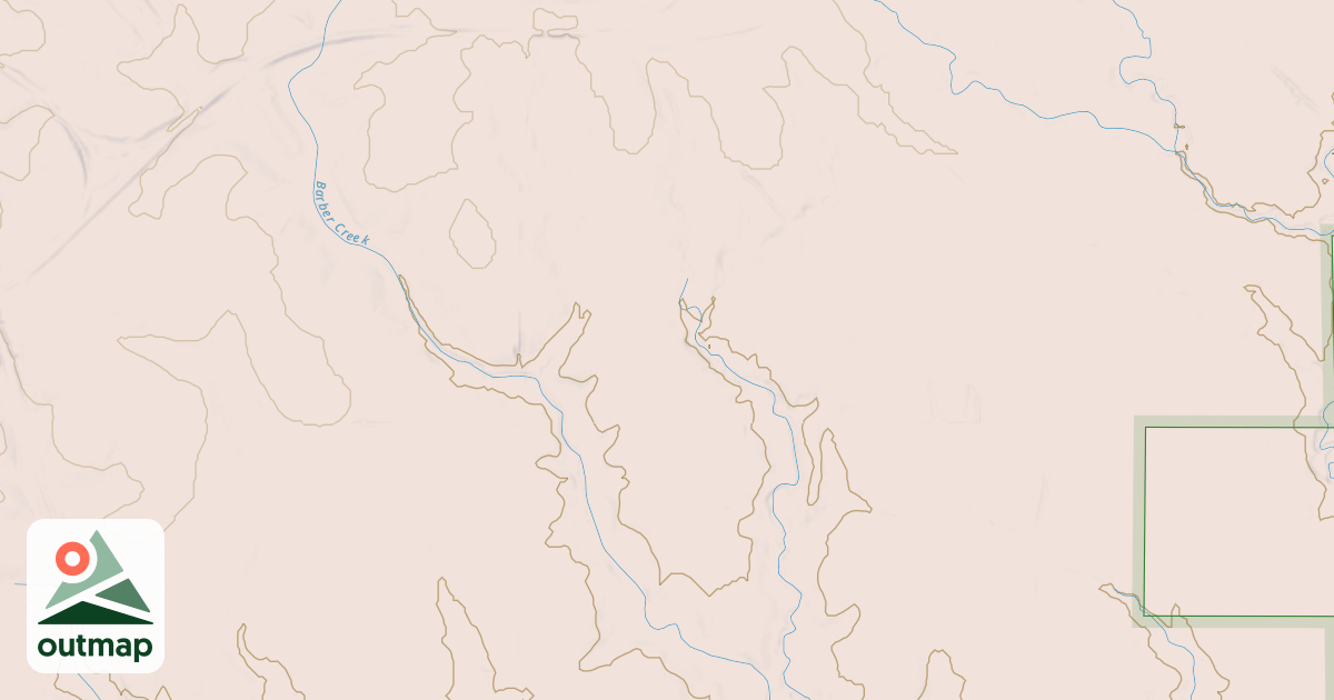 Map of Claiborne Boy Scout Trail