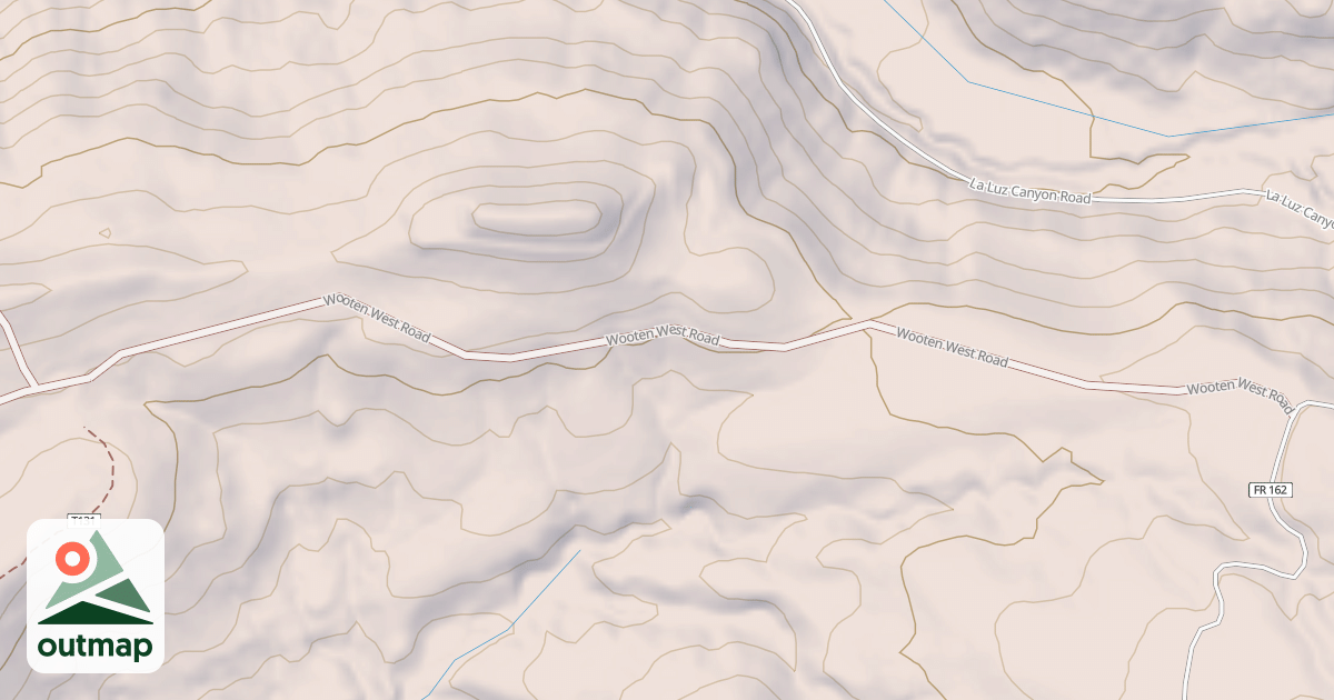 Map of WOOTEN WEST