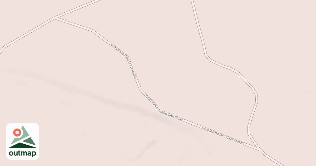Map of Drummond Island Route