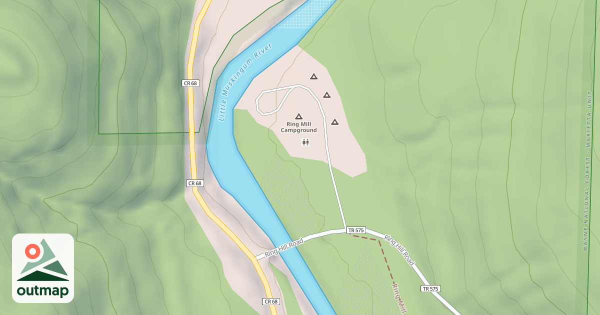 Map of ARD RING MILL CAMP RD