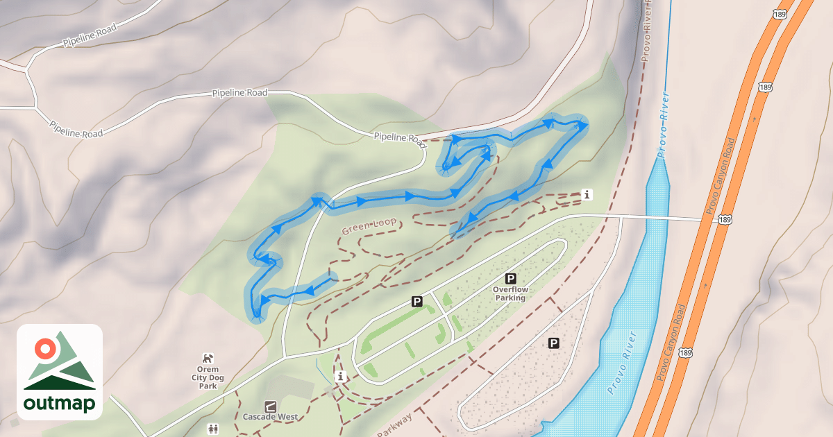 Map of Blue Line