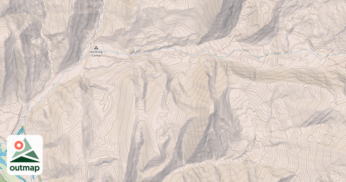 Map of DEADMAN CREEK
