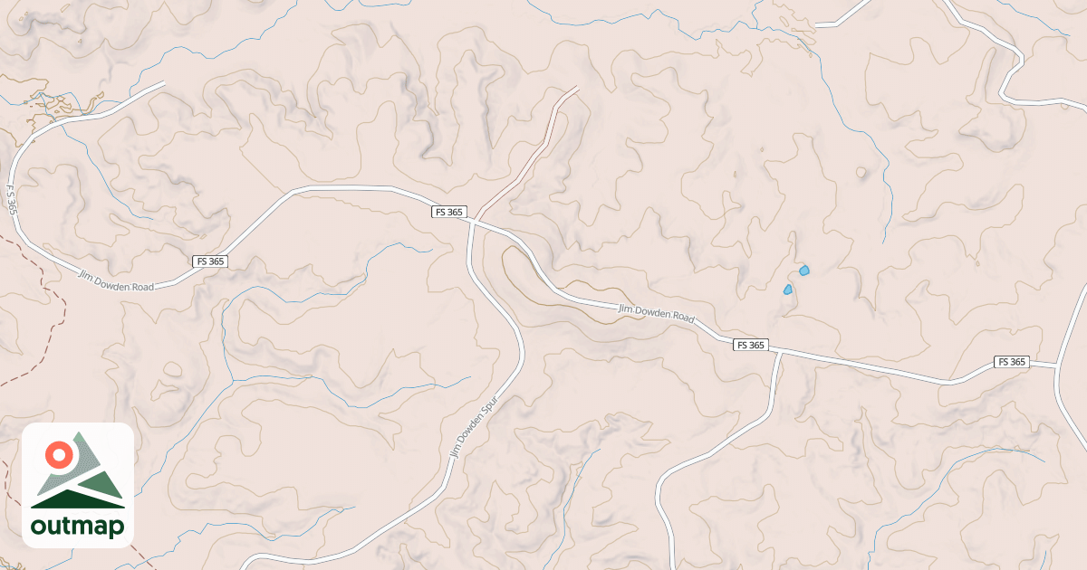 Map of JIM DOWDEN
