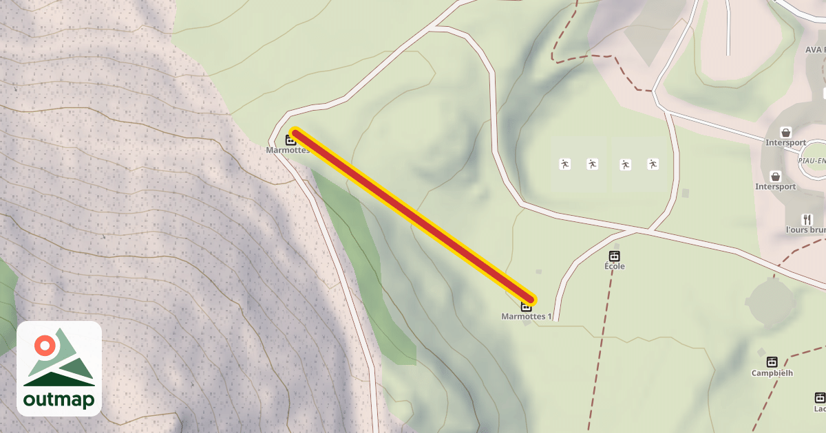 Map of Marmottes 2