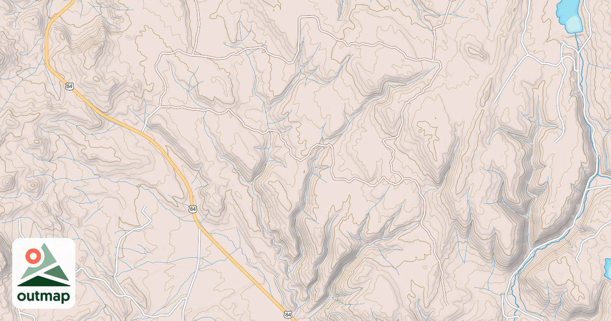 Map of KENNEY FLATS