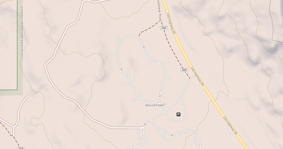 Map preview of BOULDER OAKS A