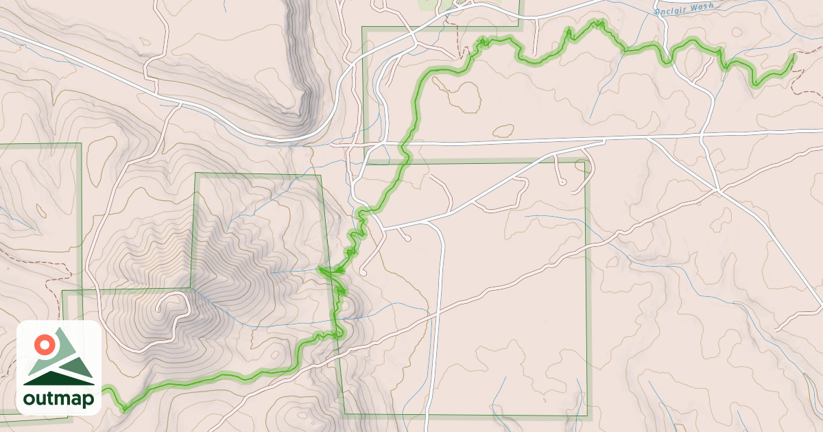 Map of Rogers Lake Connector