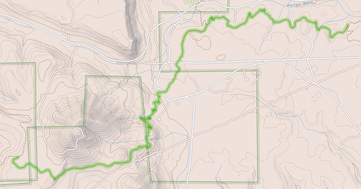 Map preview of Rogers Lake Connector