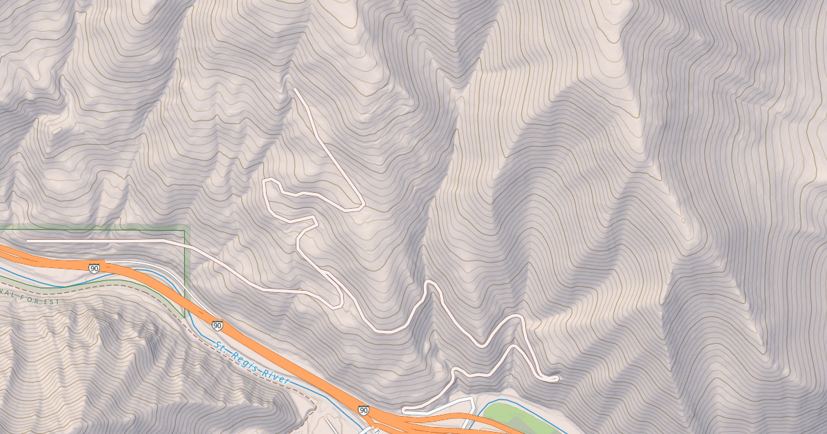 Map preview of RIDGE TOP