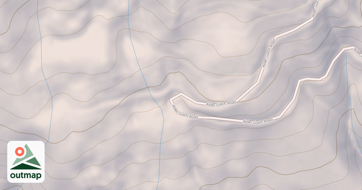 Map of ALDER GULCH