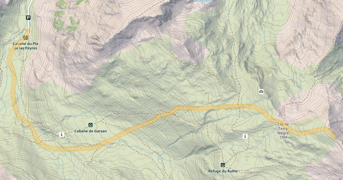 Map preview of Pic des Calmettes — Pla des Peyres