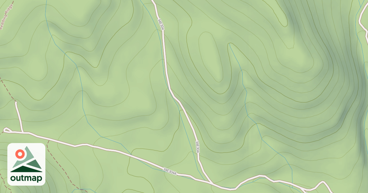 Map of Black Canyon To Redding Canyon