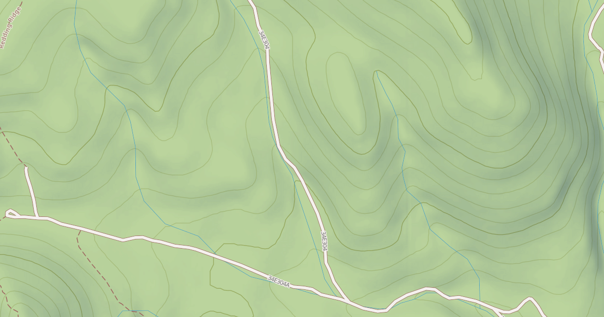 Map preview of Black Canyon To Redding Canyon