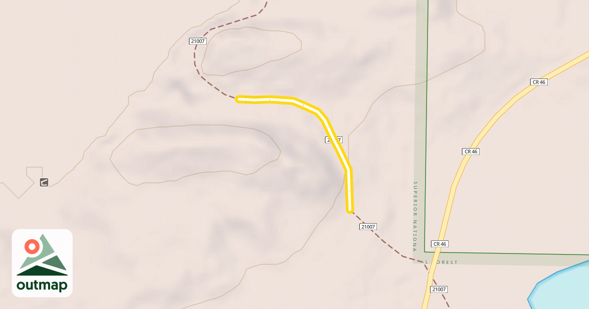 Map of Border Route Trail