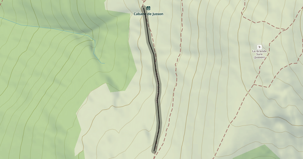 Map preview of Combe des Veaux