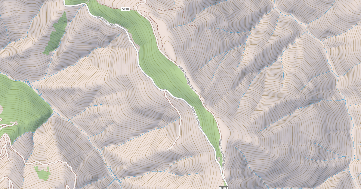 Map preview of WATERMAN RIDGE