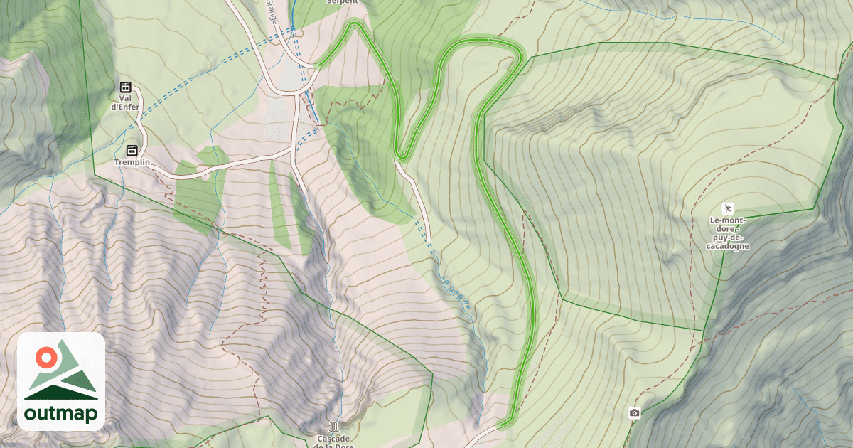 Map of Pan de la Grange
